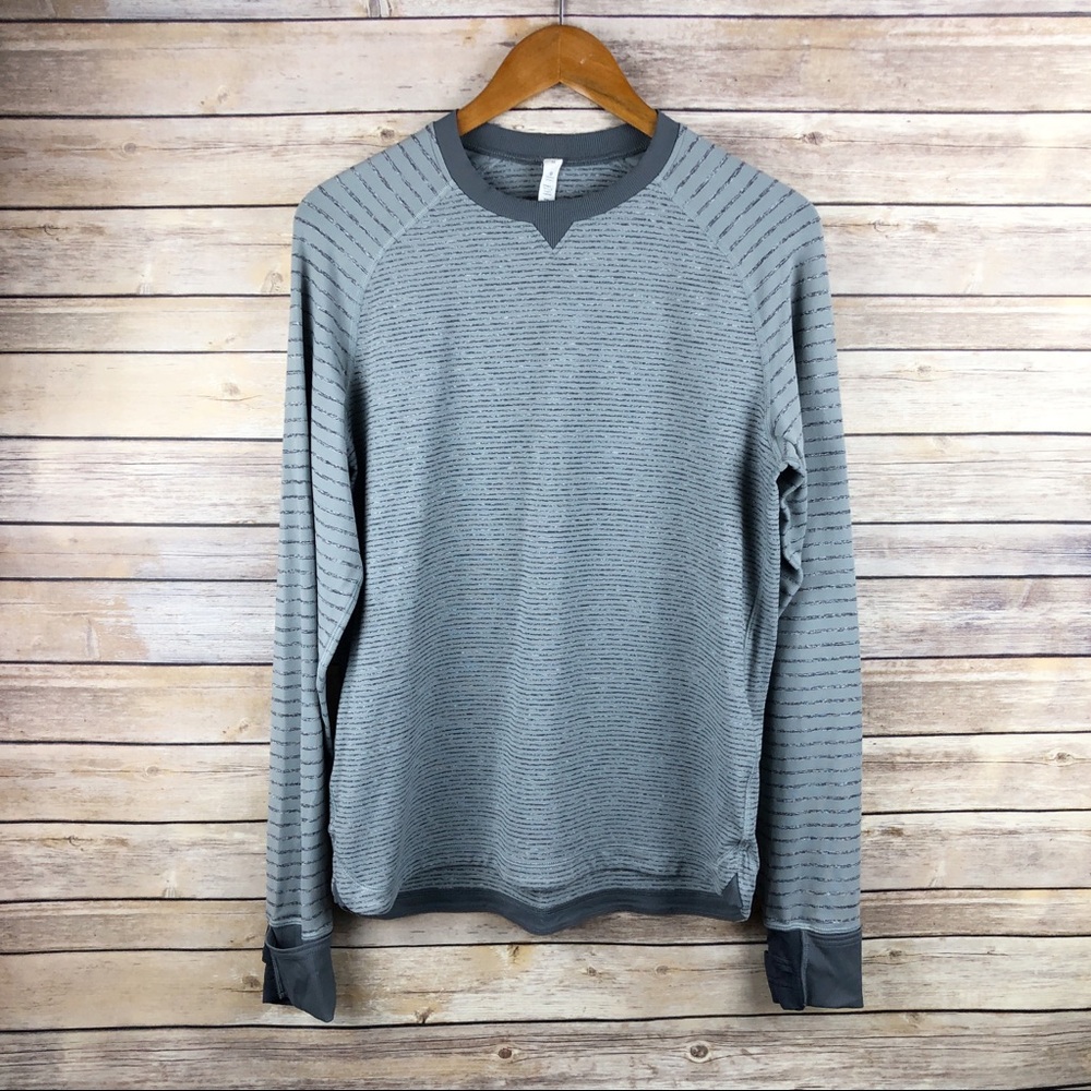 lululemon athletica Men's Long Sleeve Crew Sweatshirt - Gray